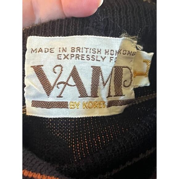 2 Vintage Vamp by Koret Striped Turtleneck Sweaters - Picture 2 of 3